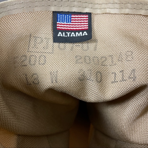 Altama Desert Tan Military Combat Boots Vibram Boots PJ 07-07 5200 - Picture 9 of 11